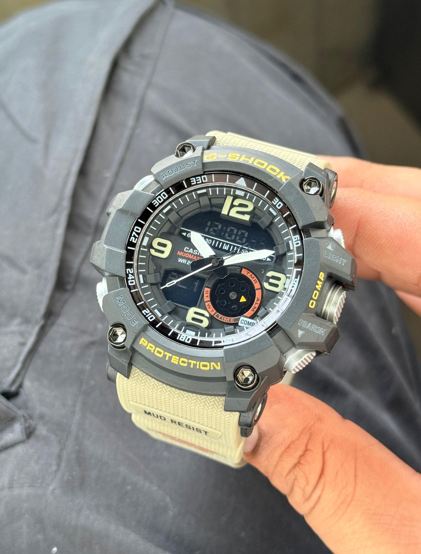 G-SHOCK Mudmaster Twin Sensor Analog-Digital Watch