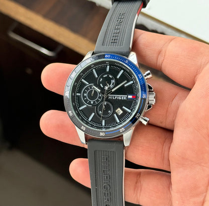 Tommy Hilfiger Quartz Multifunction Silicone Strap Watch