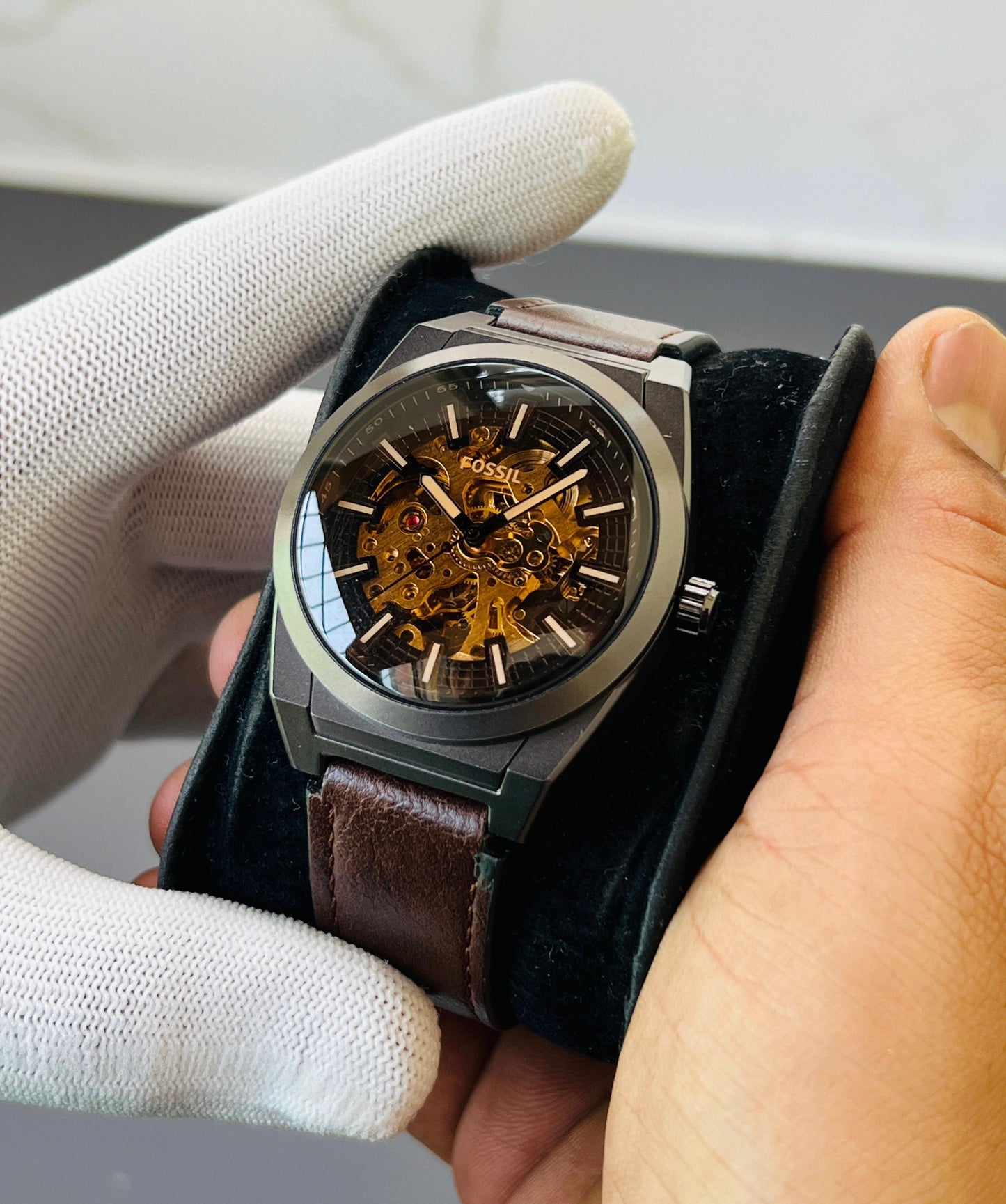 Fossil Everett Skeleton Automatic Watch