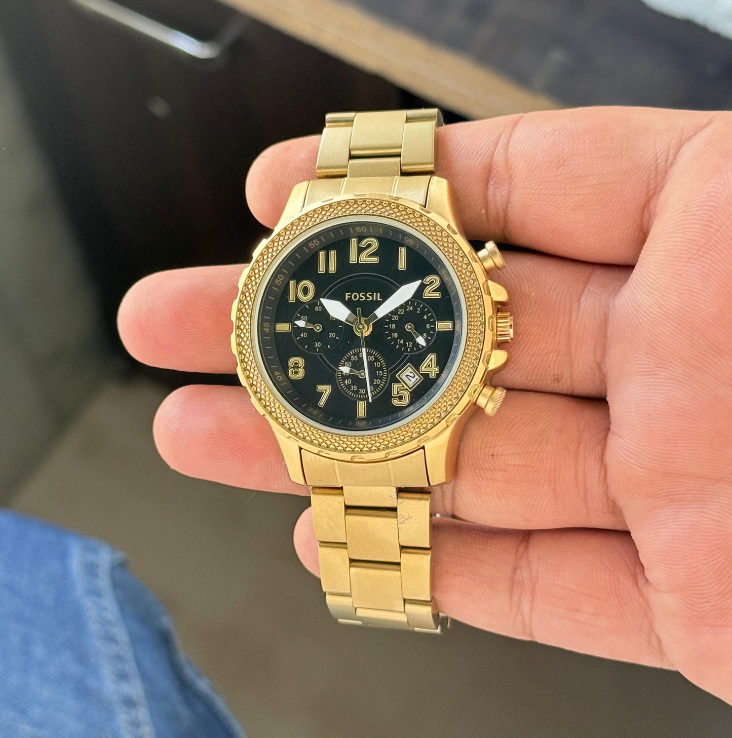 Fossil Bowman Classic Gold Steel Watch