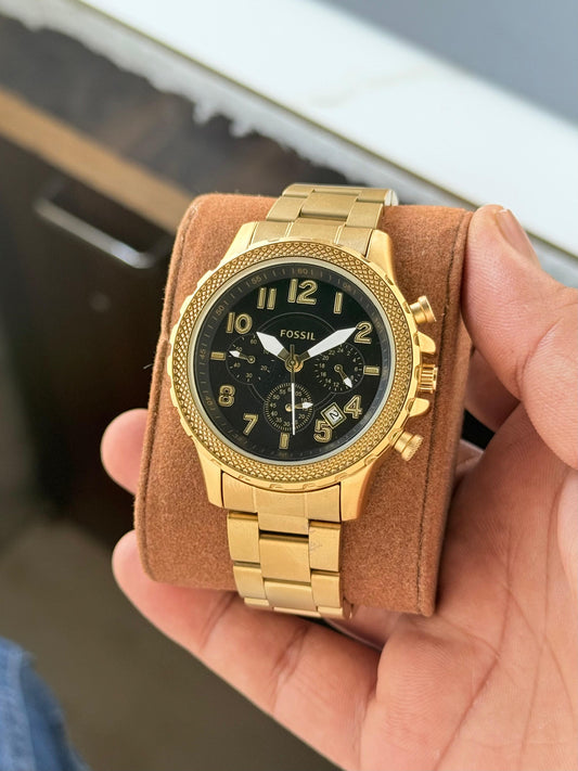 Fossil Bowman Classic Gold Steel Watch