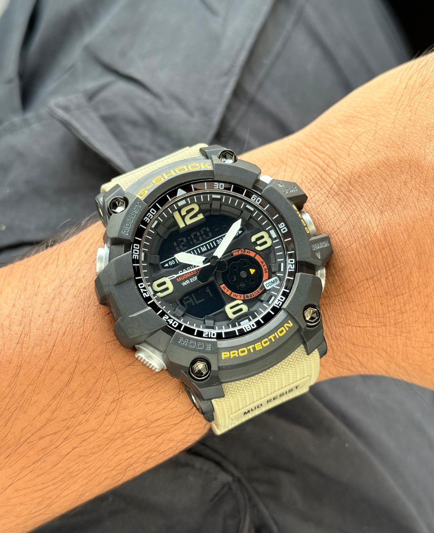 G-SHOCK Mudmaster Twin Sensor Analog-Digital Watch