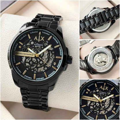 Armani Exchange Z-Black Open Heart Series