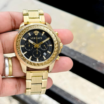 Versace Greca Chronograph Watch