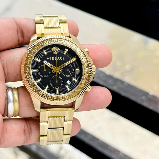 Versace Greca Chronograph Watch