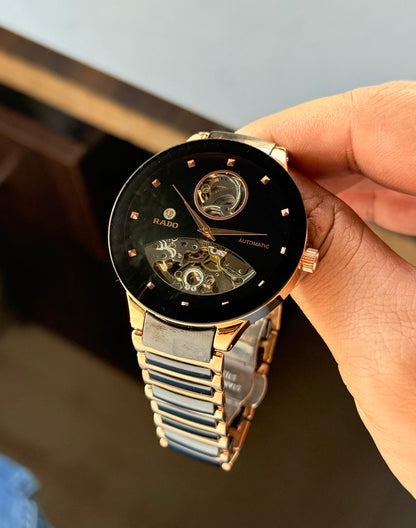 Rado Centrix Automatic Open Heart Ceramic Watch