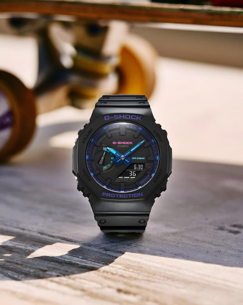 G-SHOCK Casio Oak GA-2100VB-1A Analog-Digital Watch