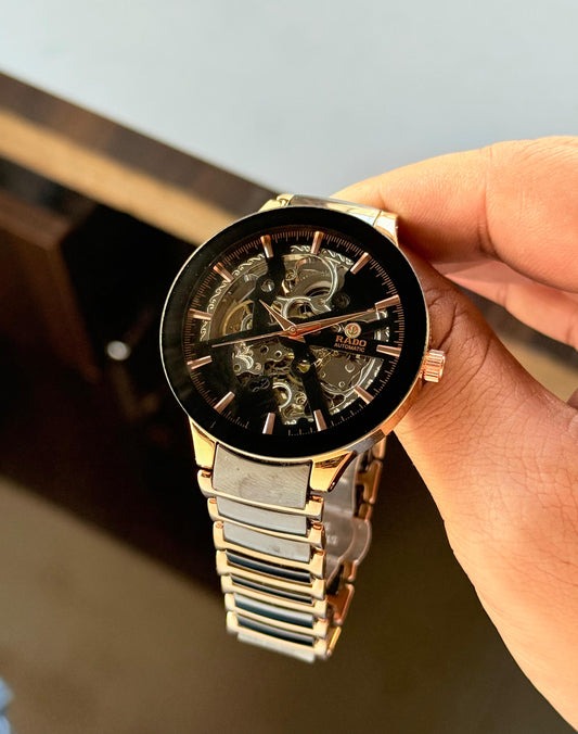 Rado Centrix Automatic Open Heart Ceramic Watch