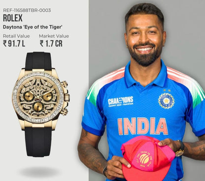 Rolex Daytona Tiger Eye Chronograph Watch