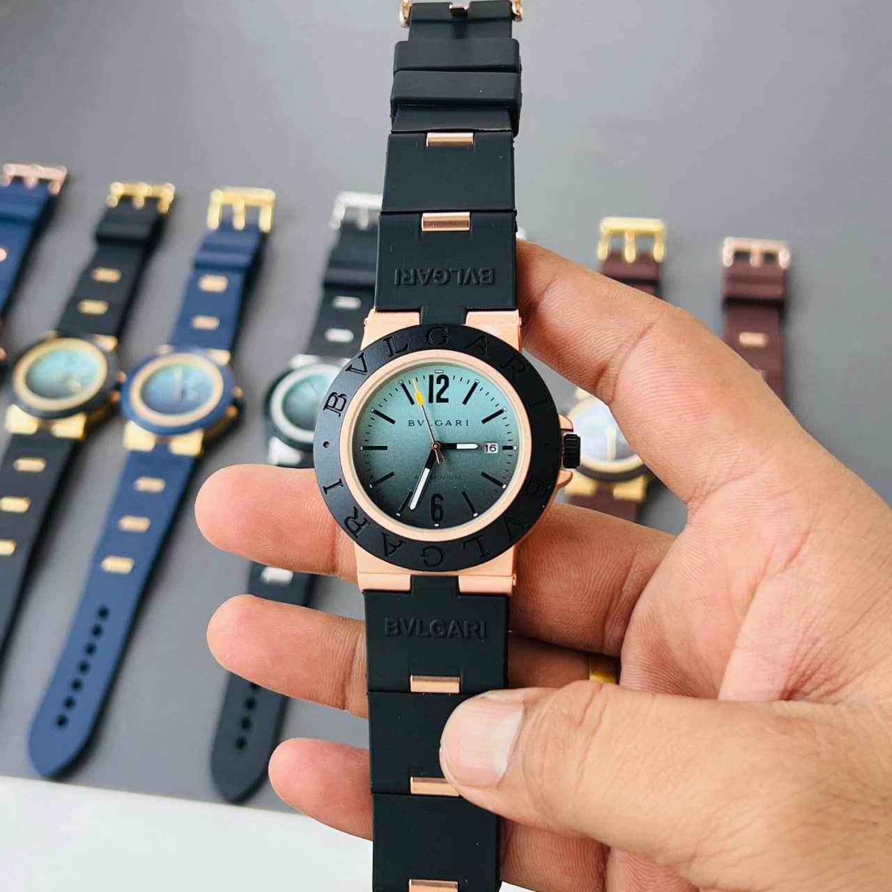 Bvlgari Aluminium Chronograph Watch for Men