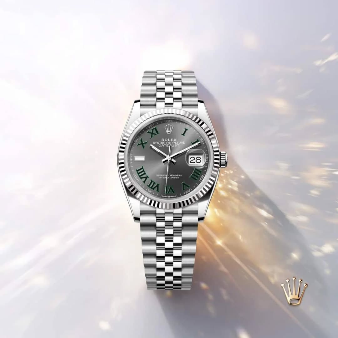 Rolex DateJust Wimbledon Automatic Watch for Men