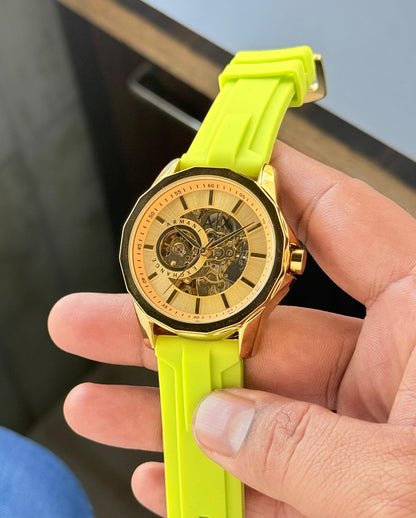 Armani Exchange Modern Automatic Open Heart Watch for Men