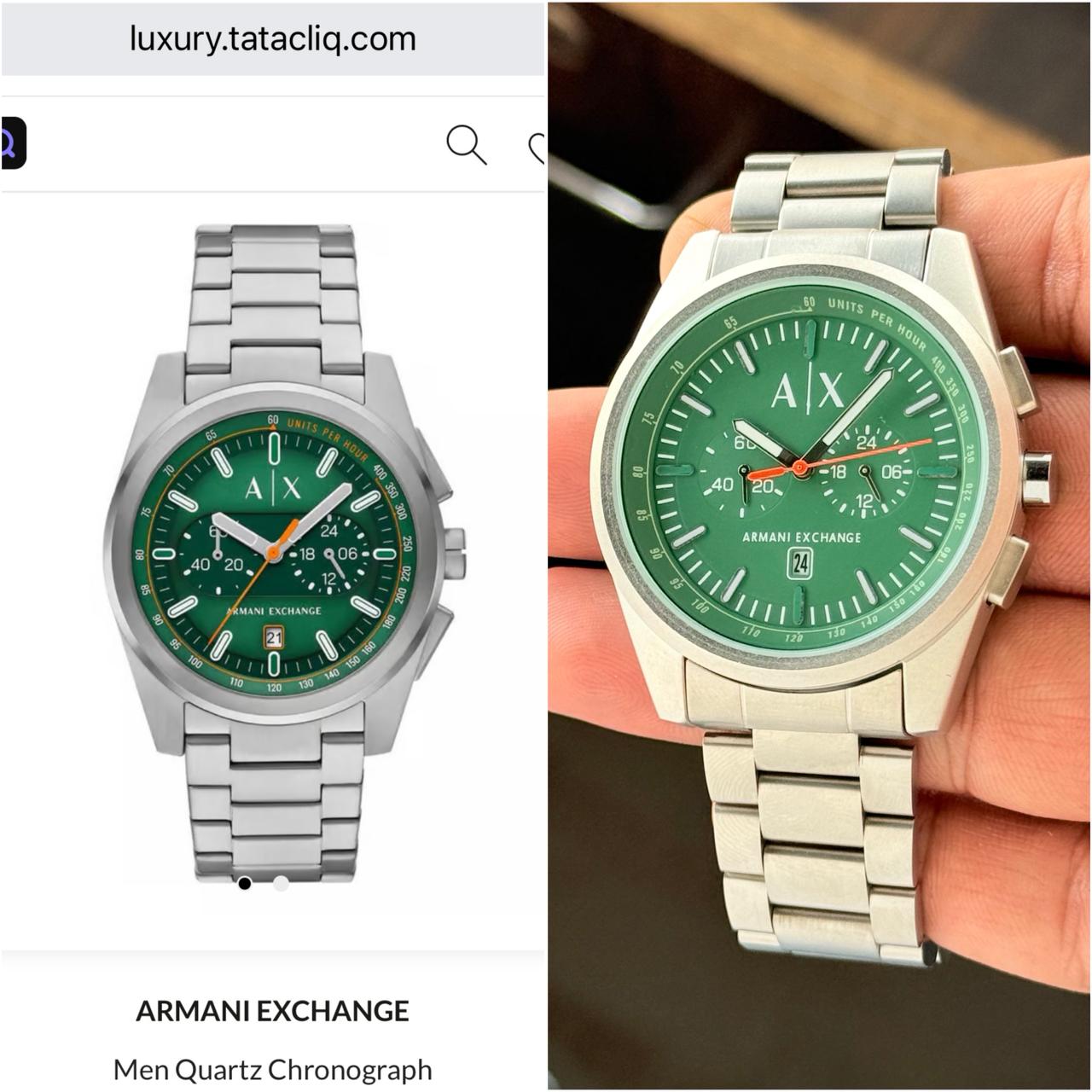 Armani Exchange Parker AX2862 Chronograph Watch for Men