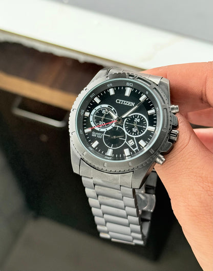 Citizen Super Steel Chronograph Watch for Men