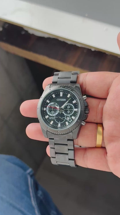 Citizen Super Steel Chronograph Watch for Men
