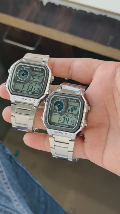 Casio Royale AE-1200WHD-1AV World Time Digital Watch