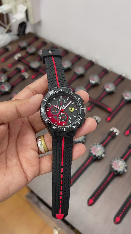 Scuderia Ferrari Race Chronograph Sport Watch for Men